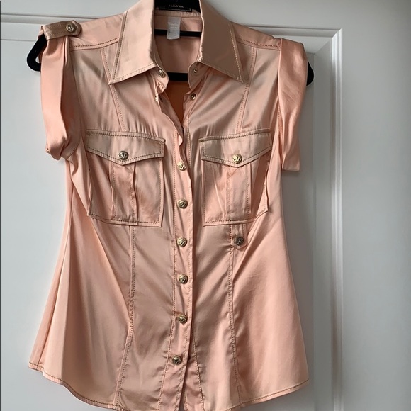 Versace Tops - Versache silk button-up shirt